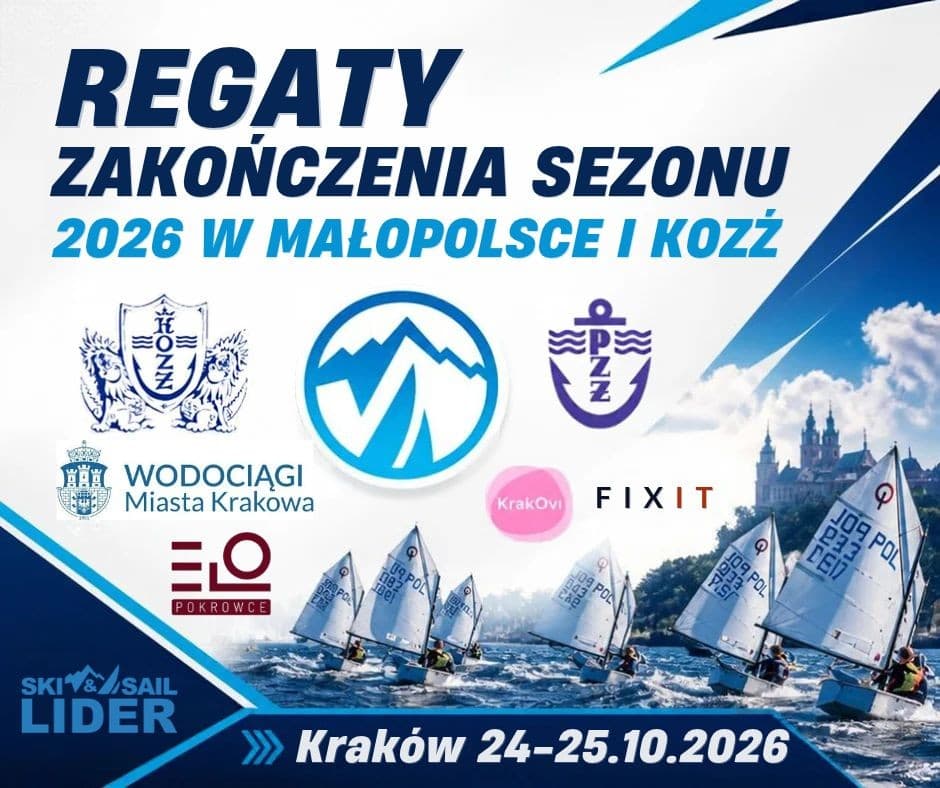 Zakończenie Sezonu Żeglarskiego 2026 w Małopolsce i KOZŻ